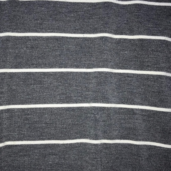 grey and white striped shirt - Picture 2 of 2